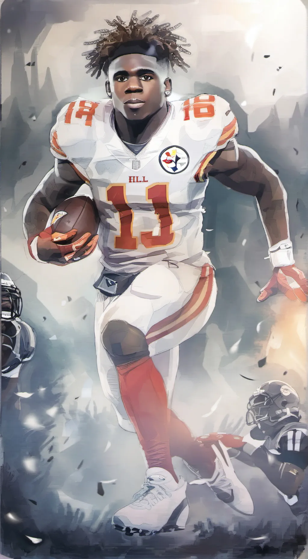 ai character: Tyreek hill background