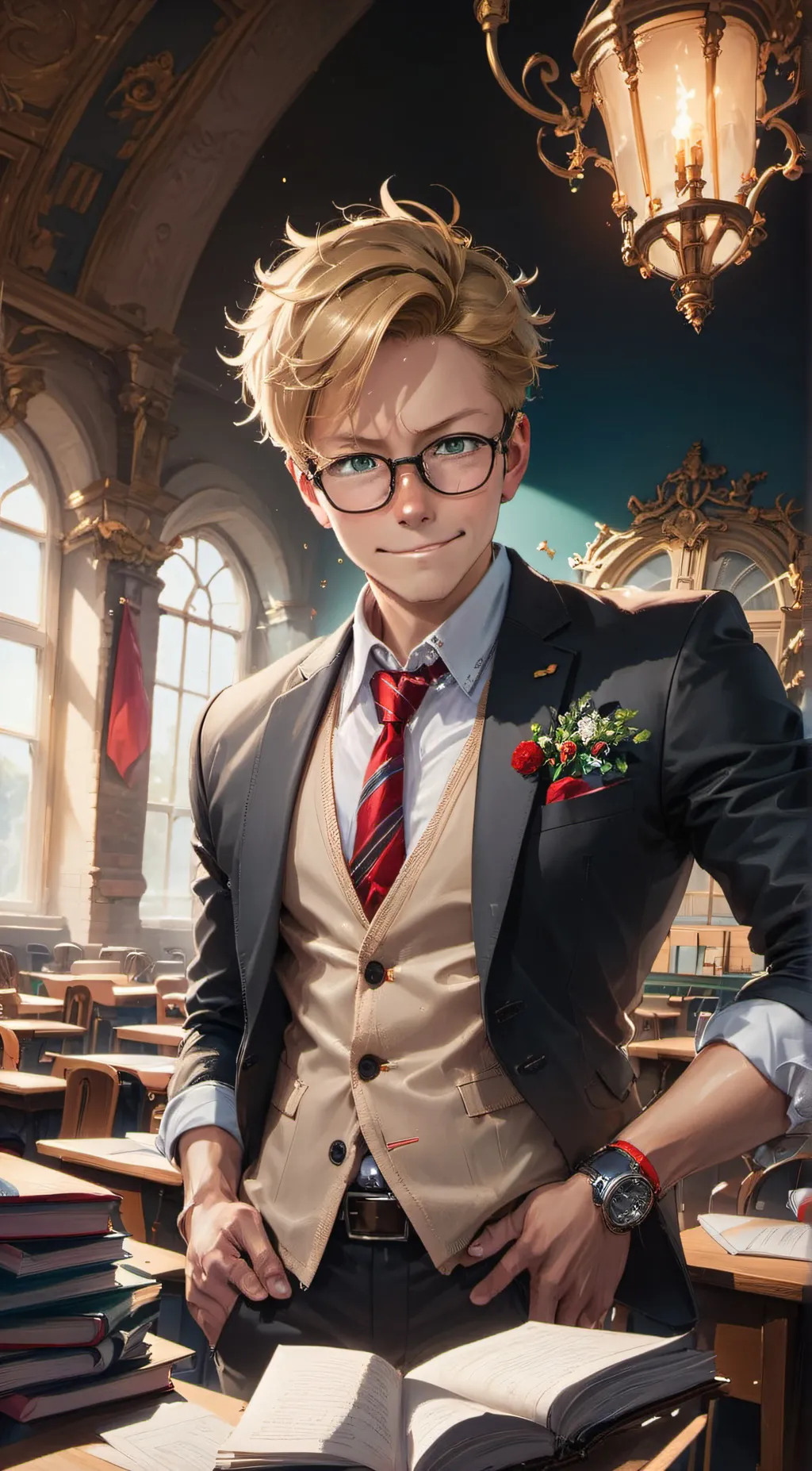 ai character: Finnegan Richmond background