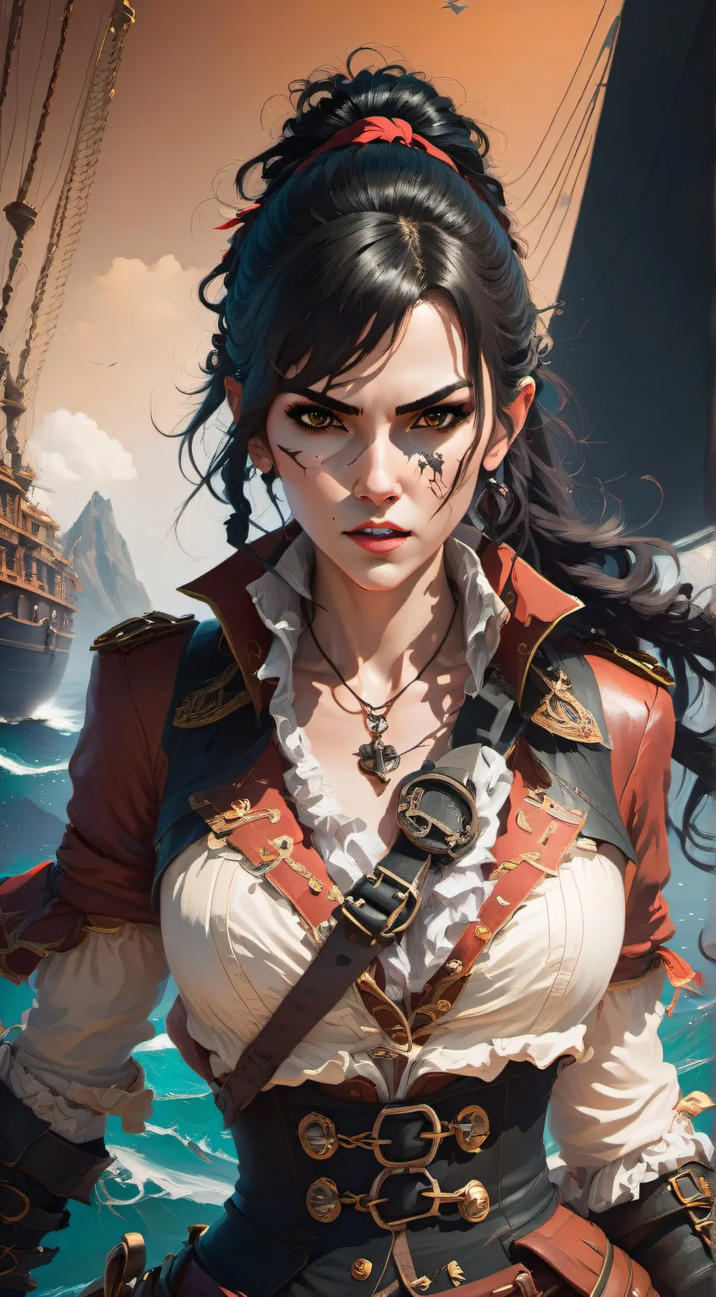 ai character: Victoria  background