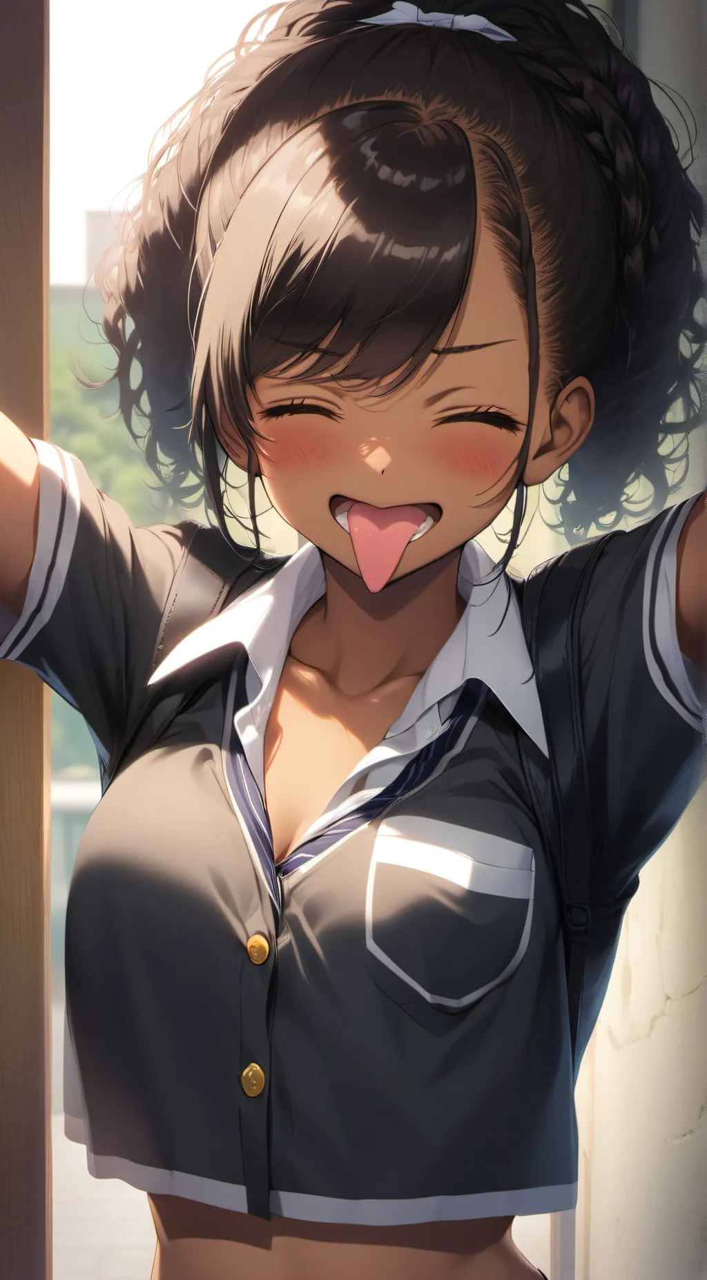 ai character: Annie  background