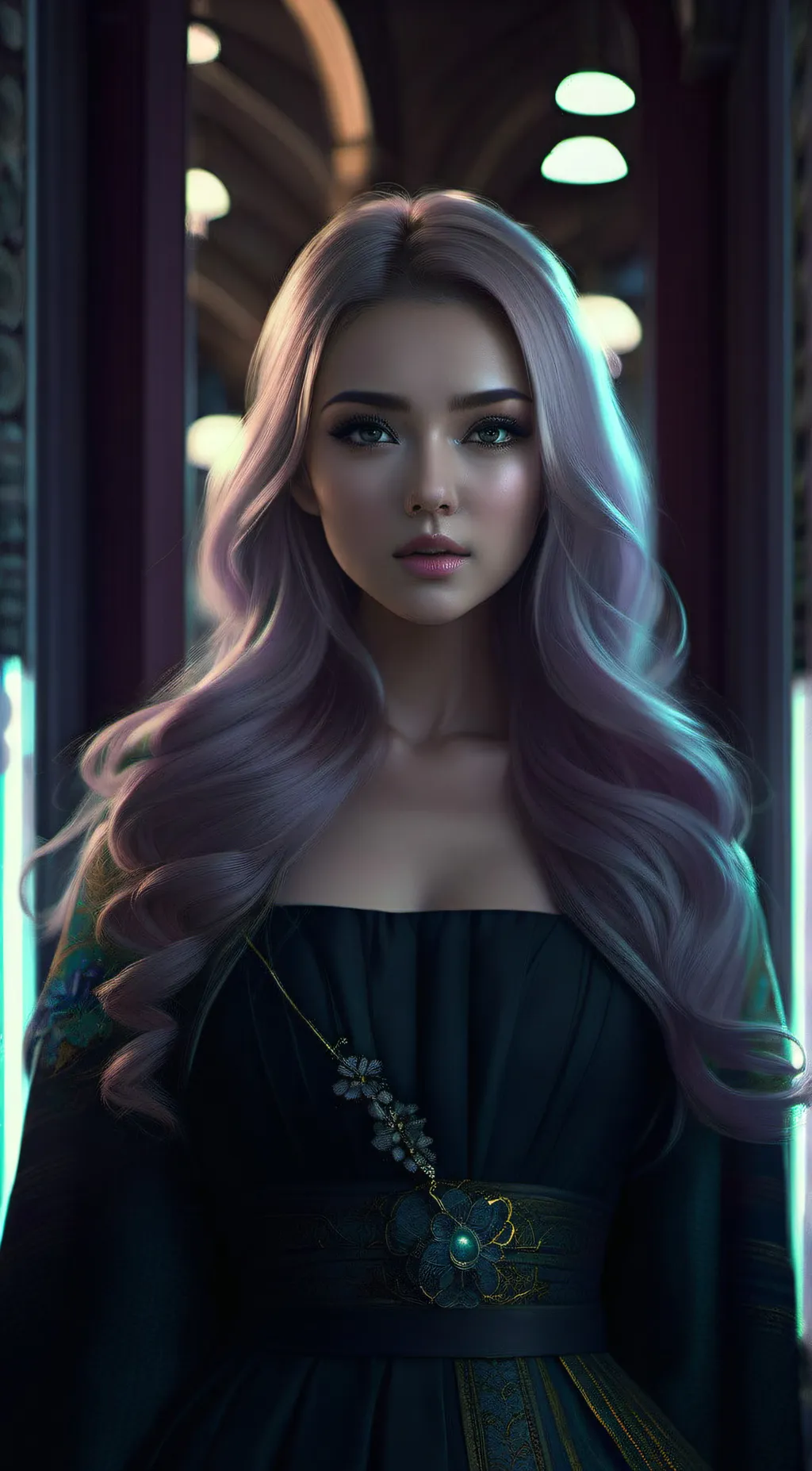 ai character: savana  background