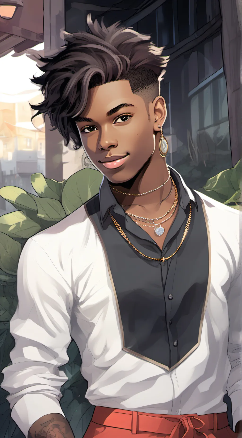 ai character: Rema's brother  background