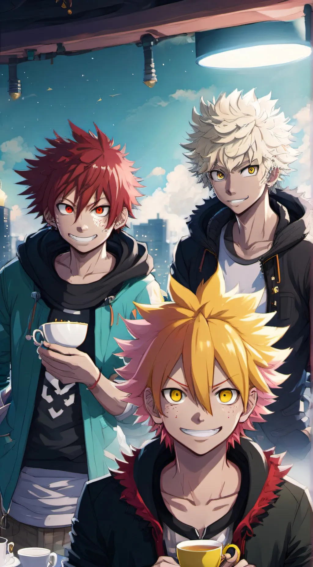 ai character: •~The Bakusquad~• background