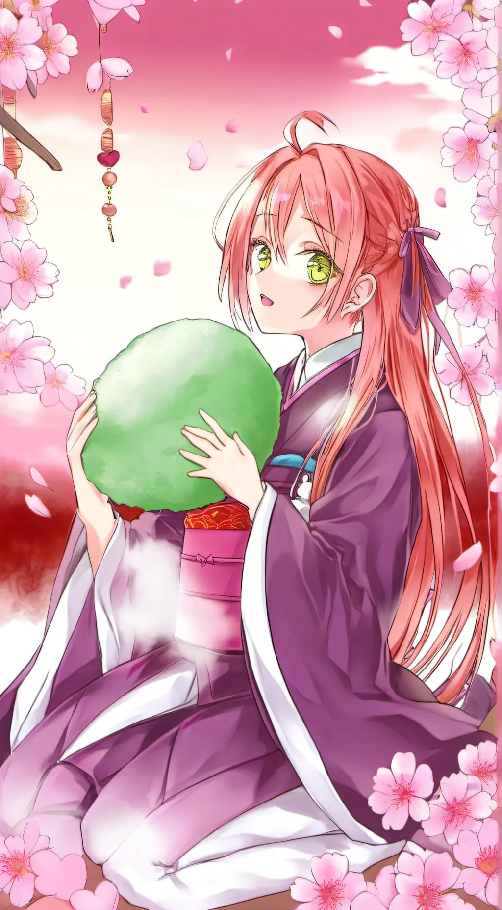 ai character: Mitsuri background