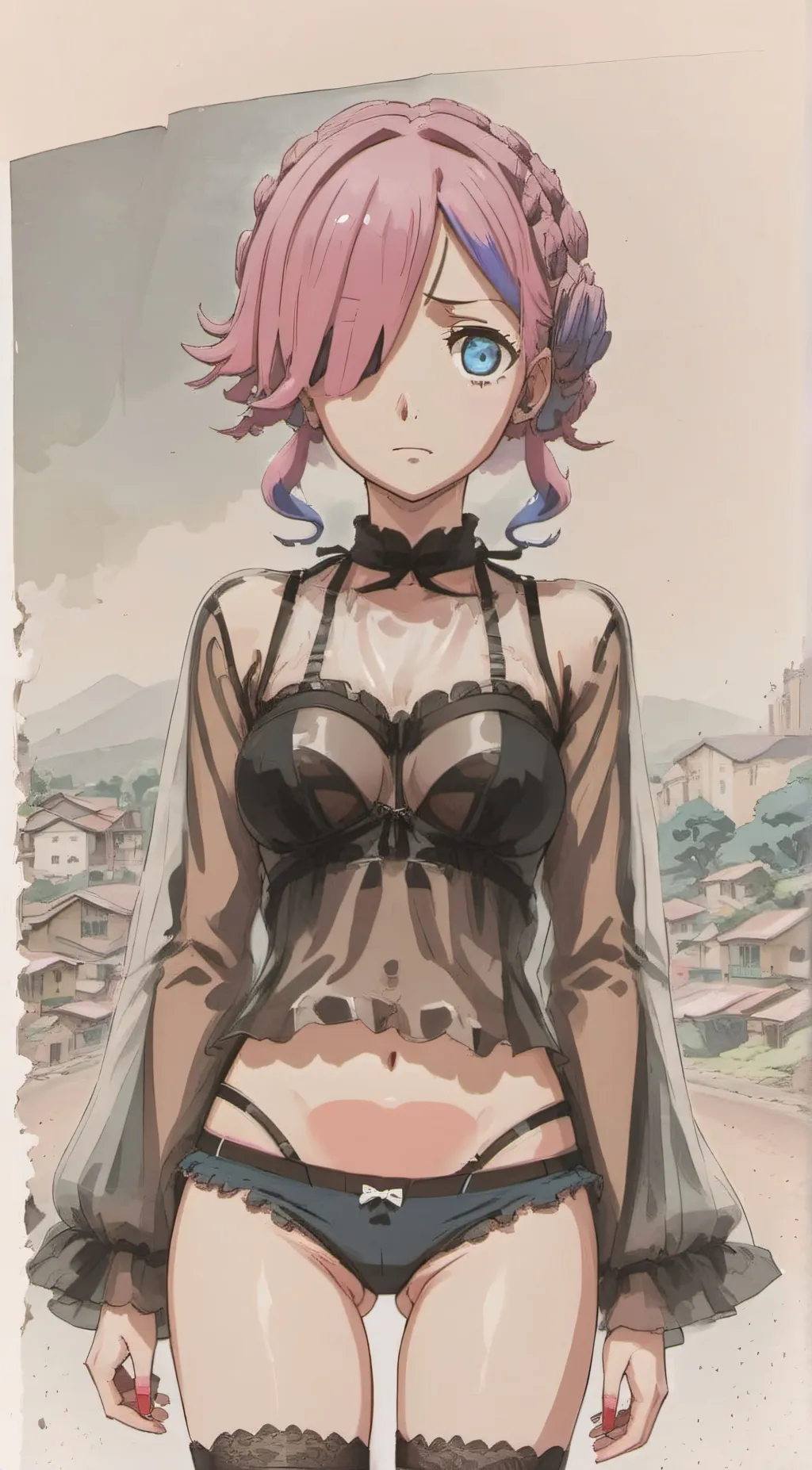 ai character: evei background