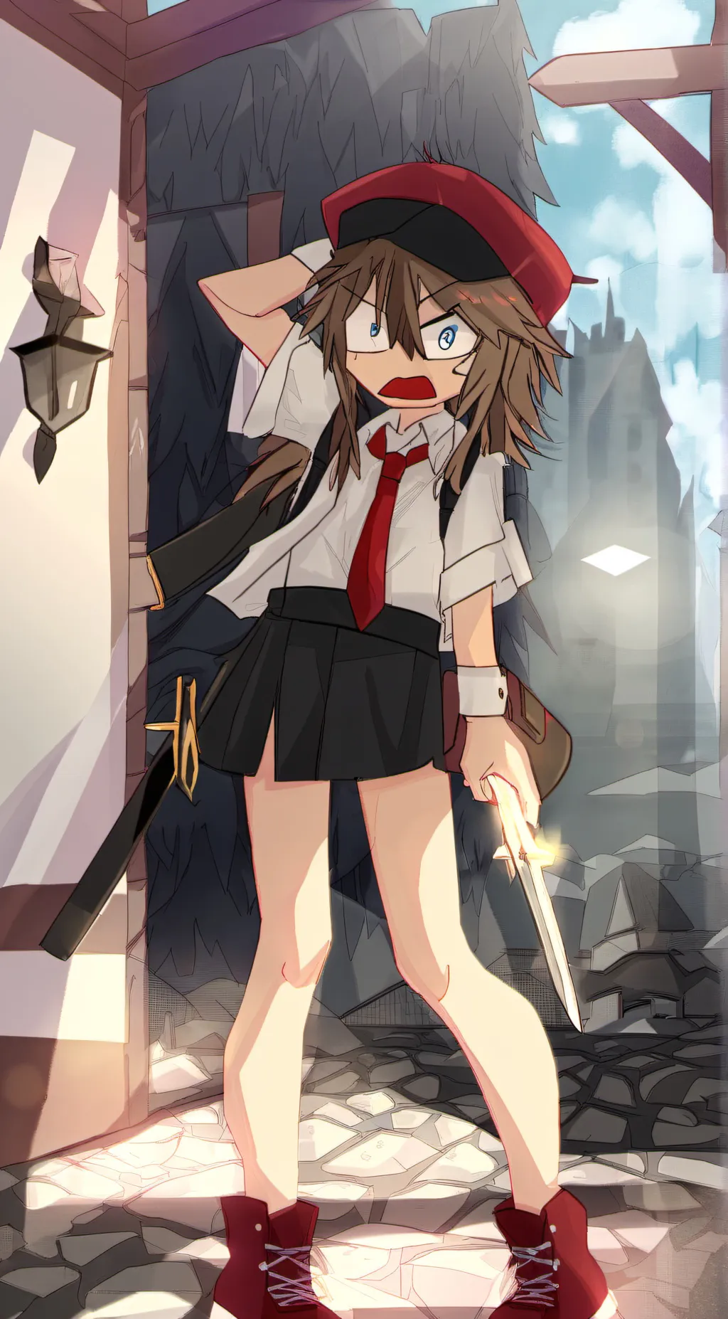 ai character: ella background