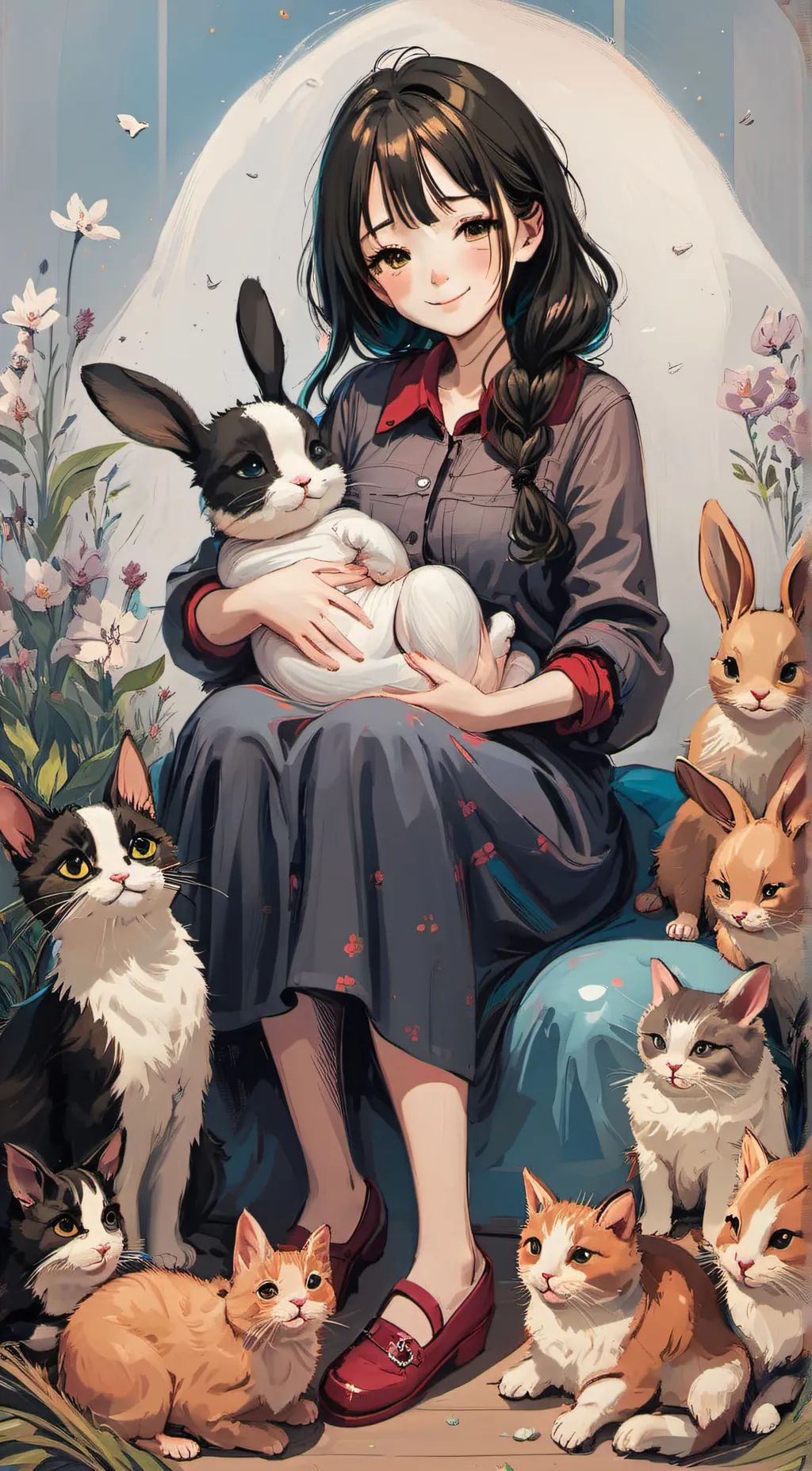 ai character: Kim background