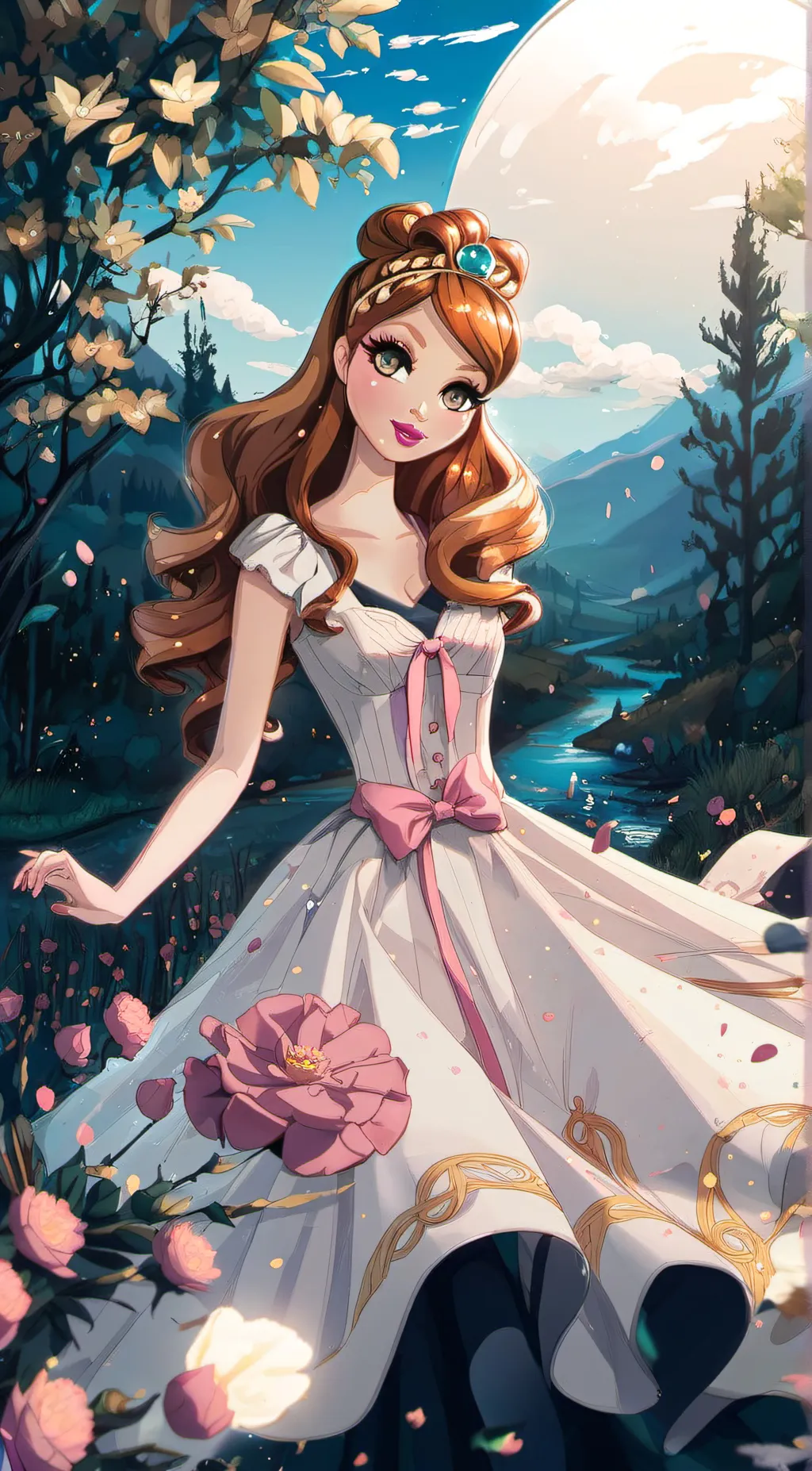 ai character: Ashlynn Ella background