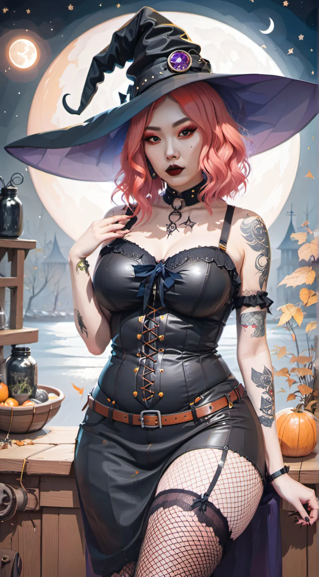 ai character: Luna background