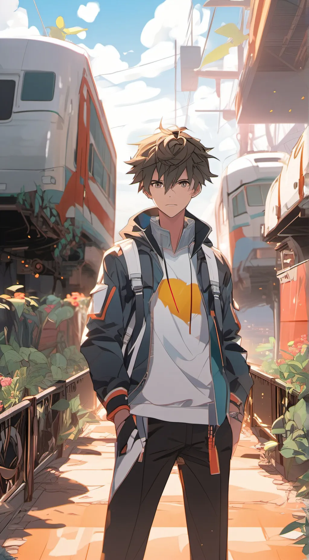 ai character: 1000 background