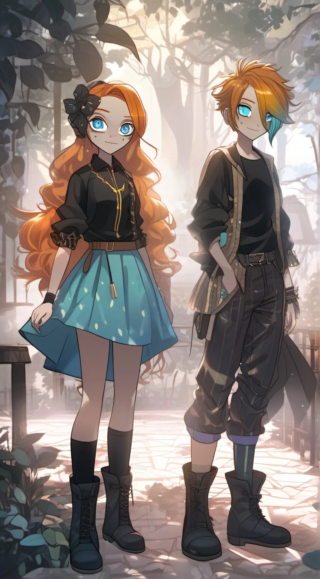 ai character: Baby annia background