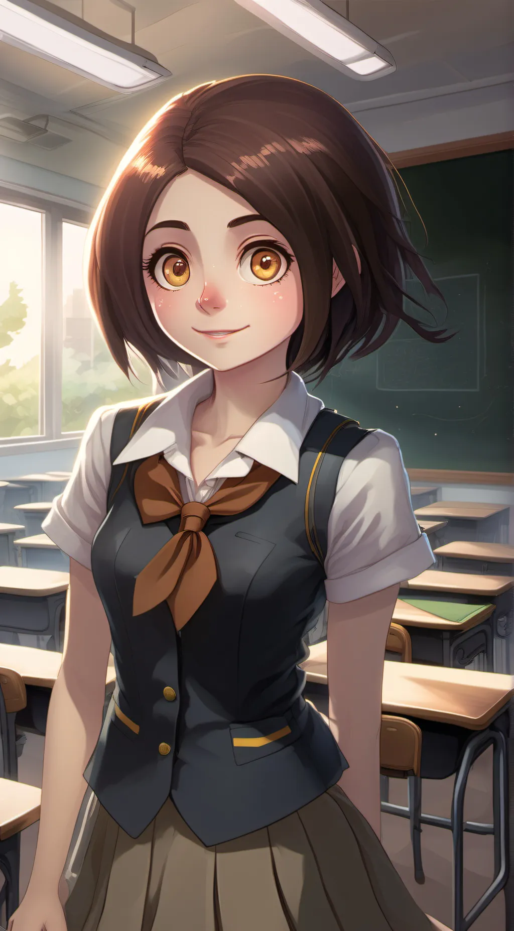 ai character: Ochako Uraraka background