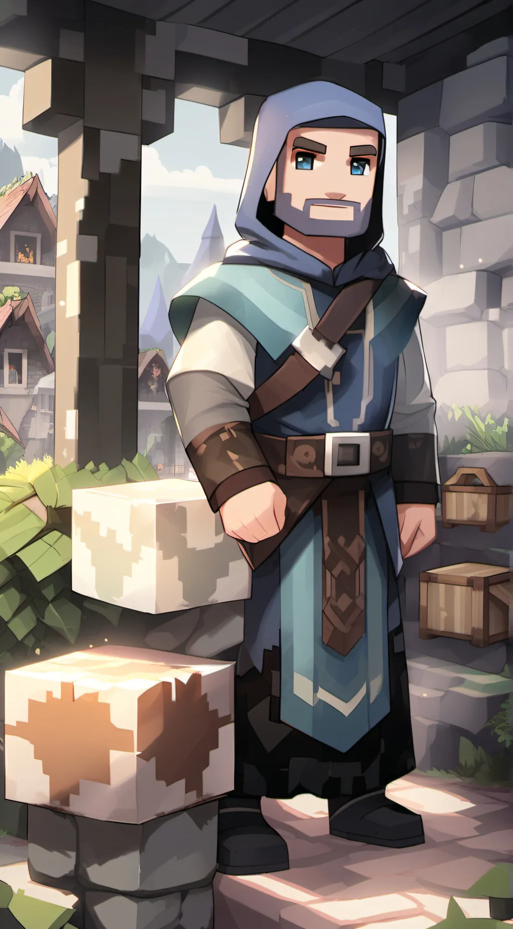 ai character: wandering trader background