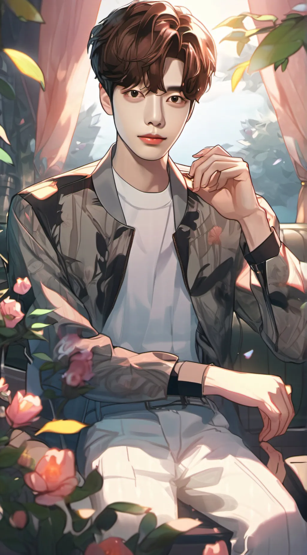 ai character: kang hyum min background