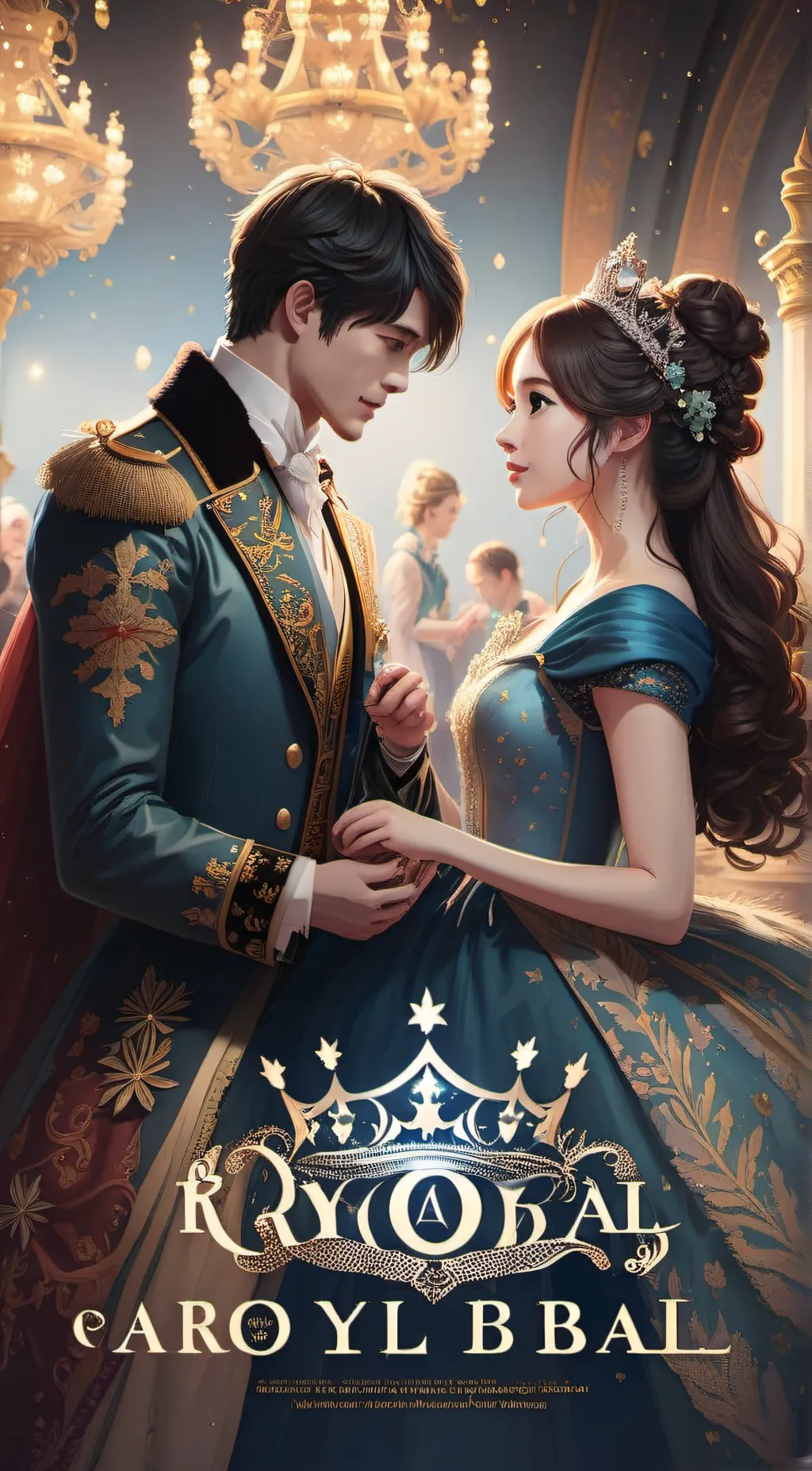 ai character: The royal ball  background