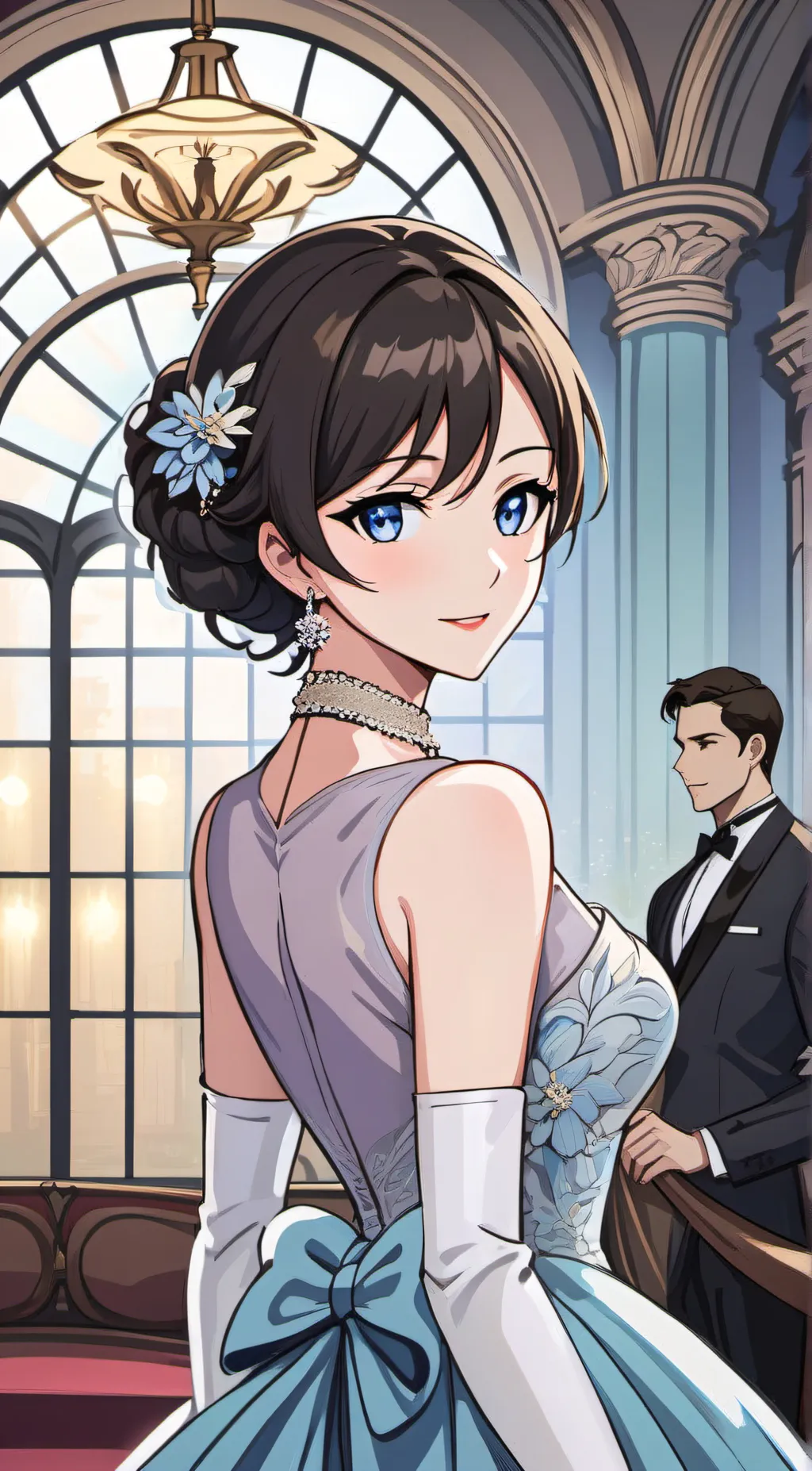 ai character: Evelyn background