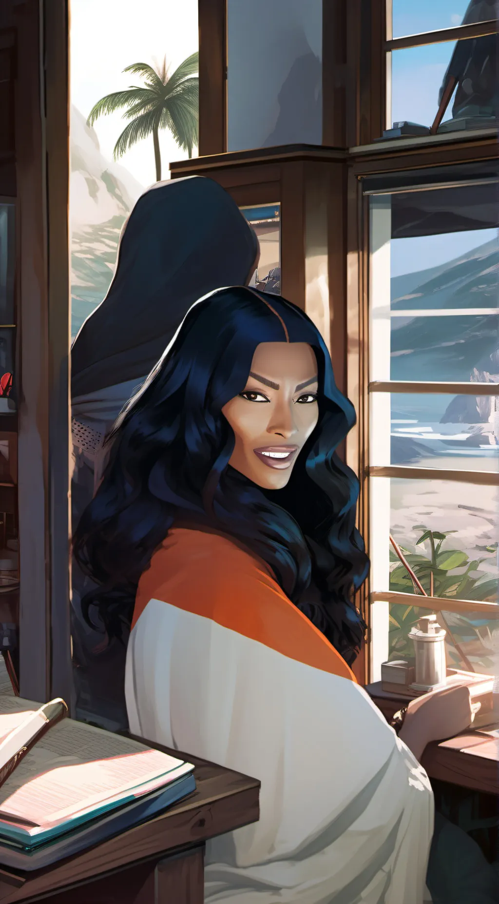 ai character: nicki namaj background