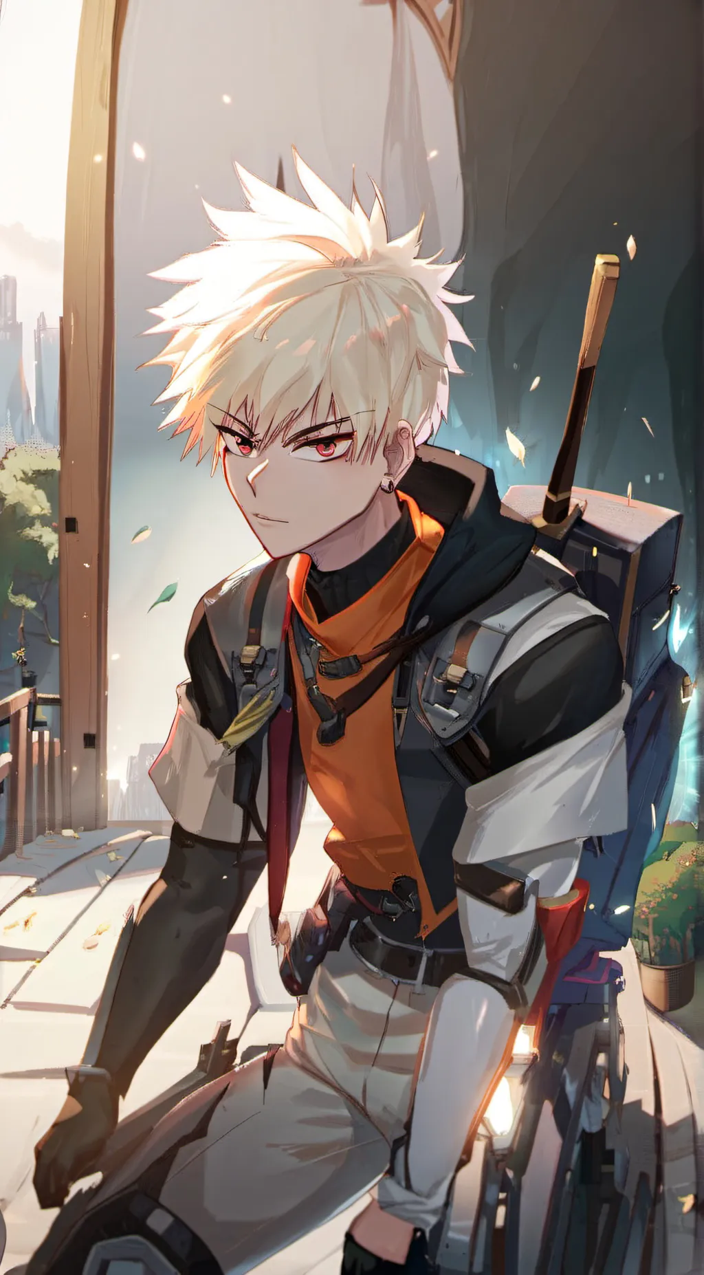ai character: ~Bakugo~ background