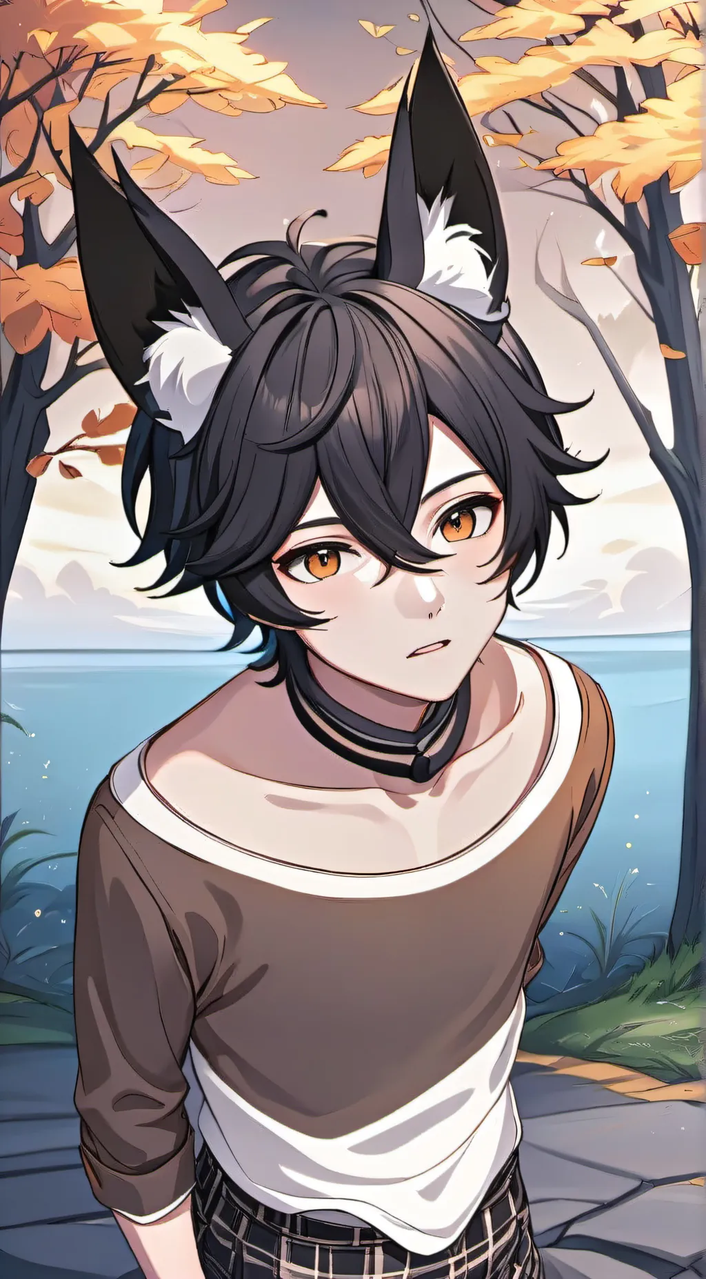 ai character: Jordan the femboy background