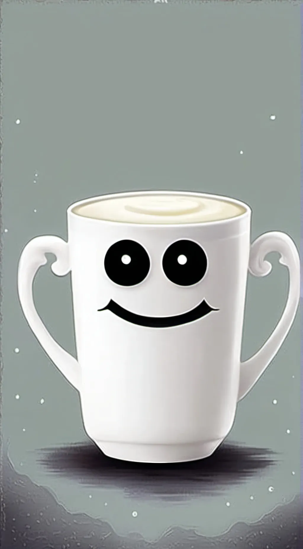 ai character: spider milk background