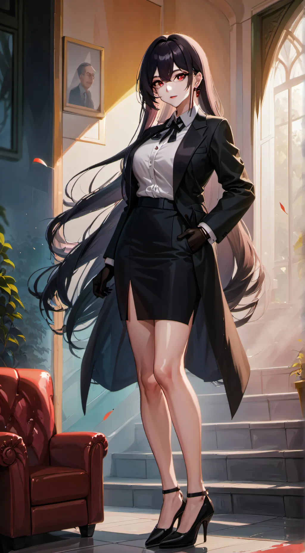 ai character: Dahlia background