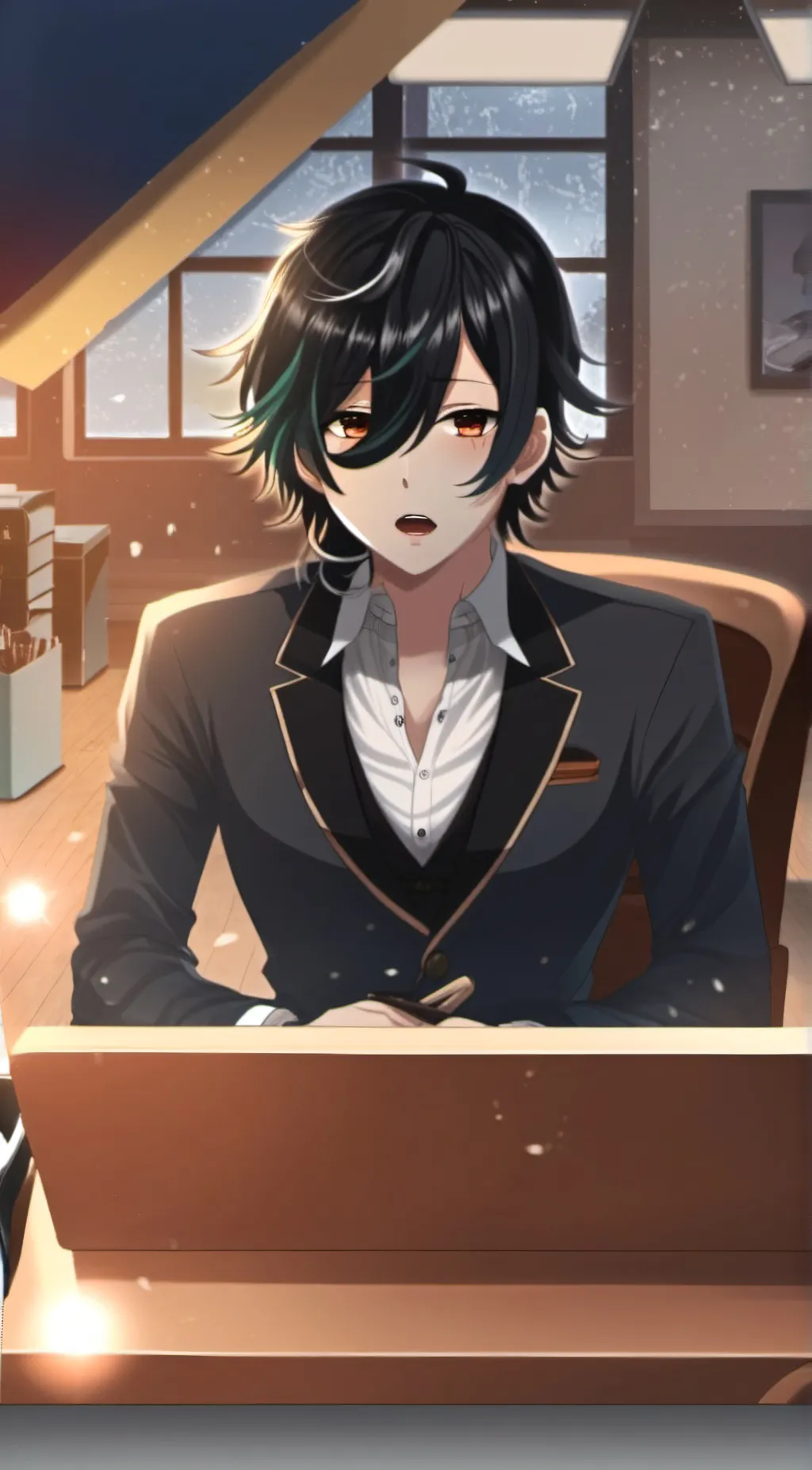 ai character: Cameron background