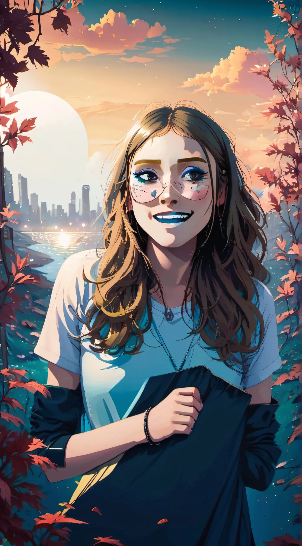 ai character: Glitched Winnie YT background