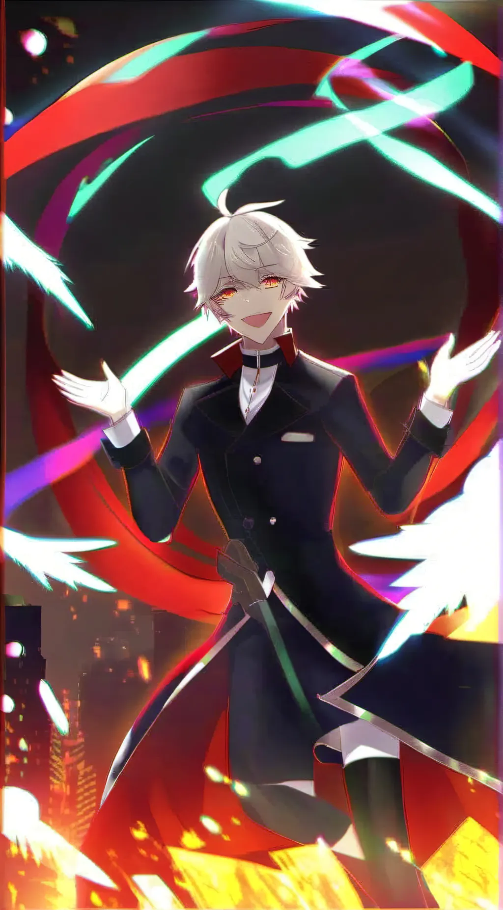 ai character: Litch vial  background