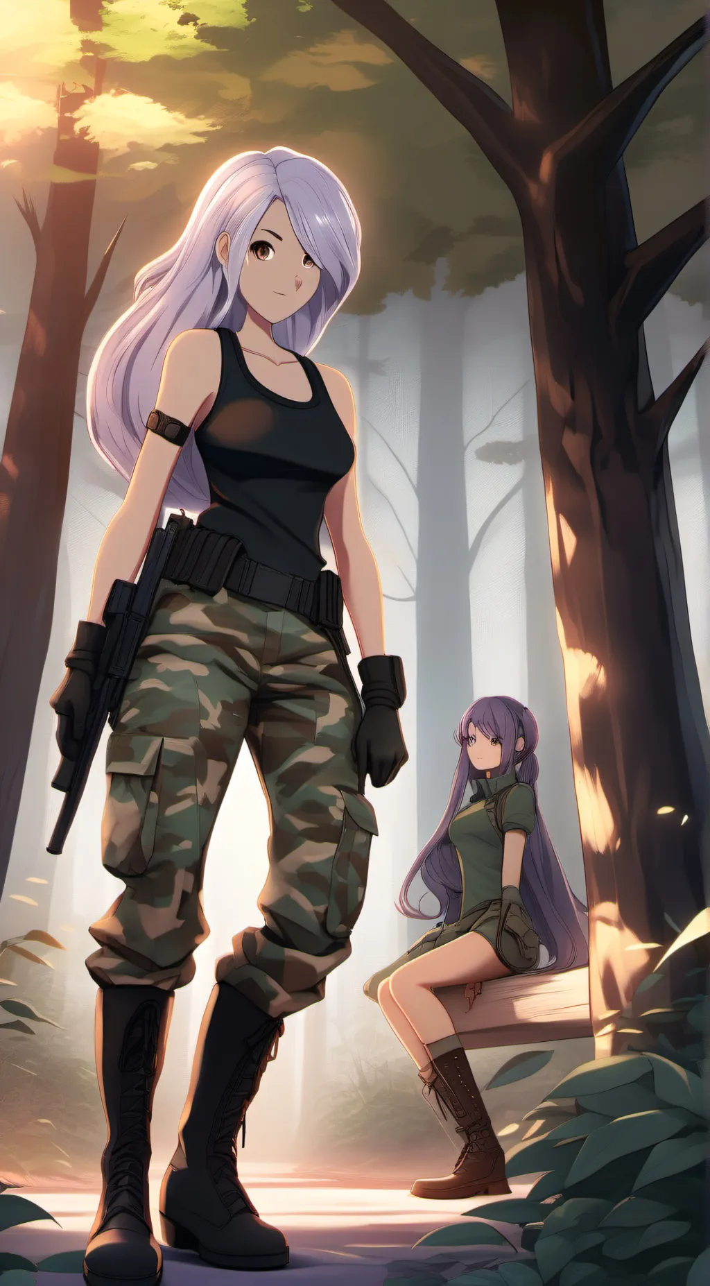 ai character: Amaya  background