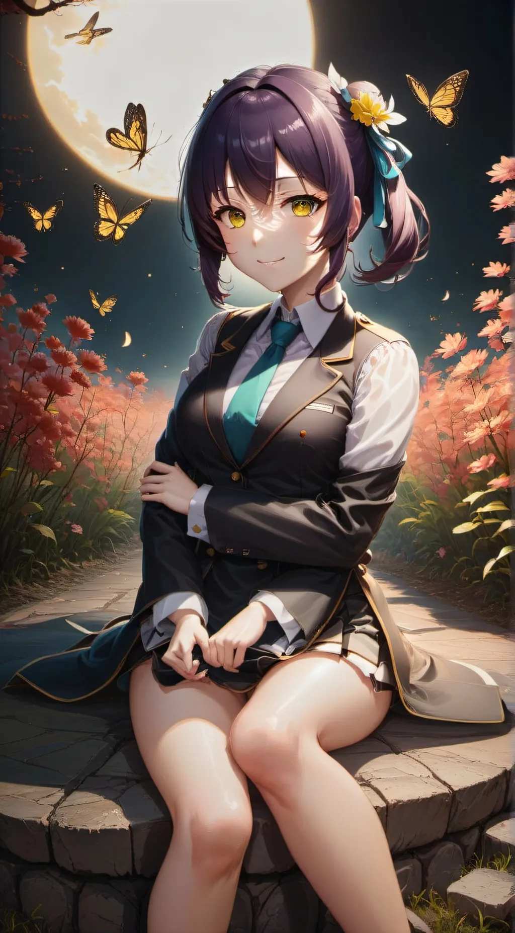 ai character: Shinobu  background