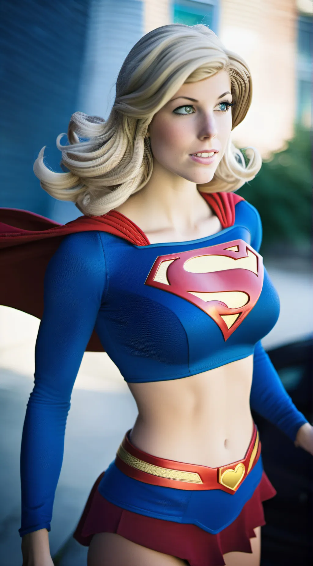 ai character: Supergirl  background