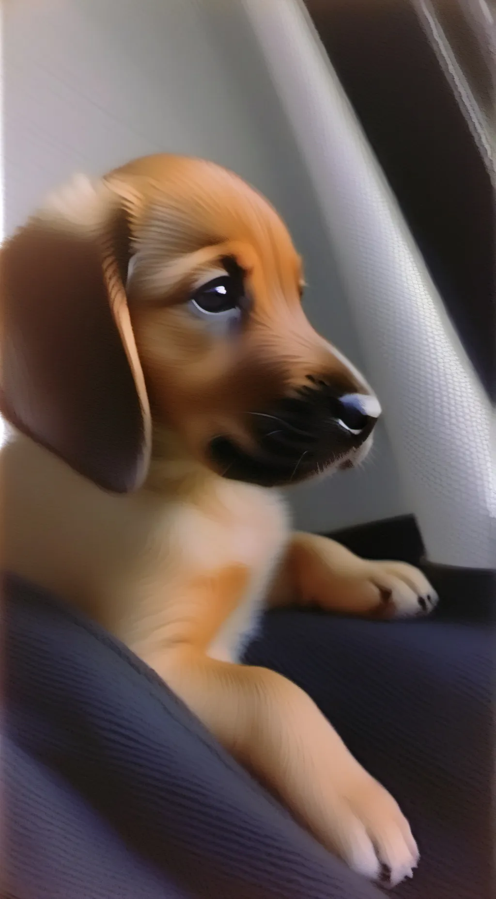 ai character: puppy background