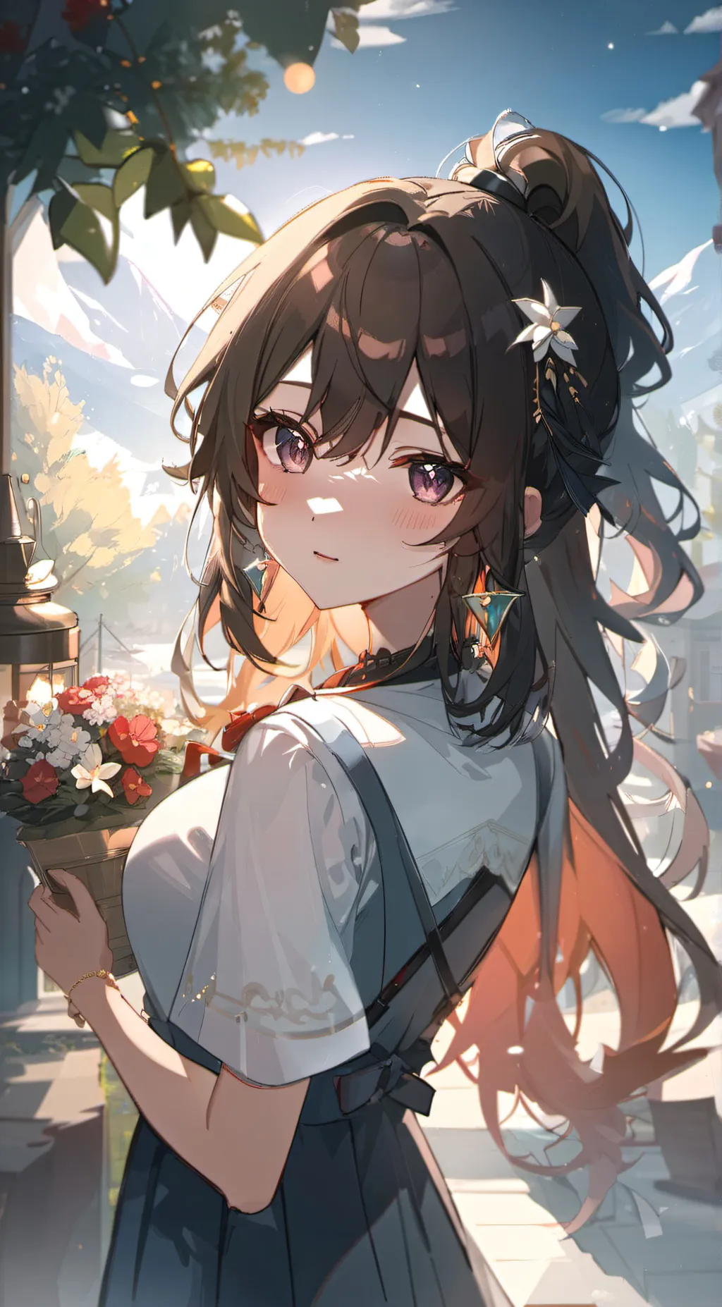 ai character: lily background