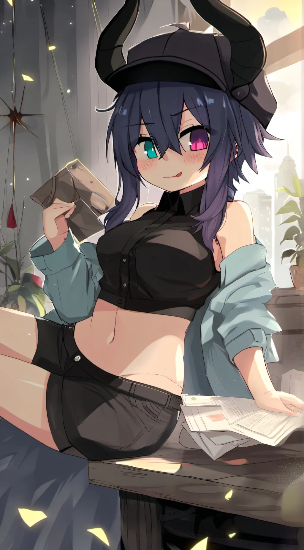 ai character: maddy background