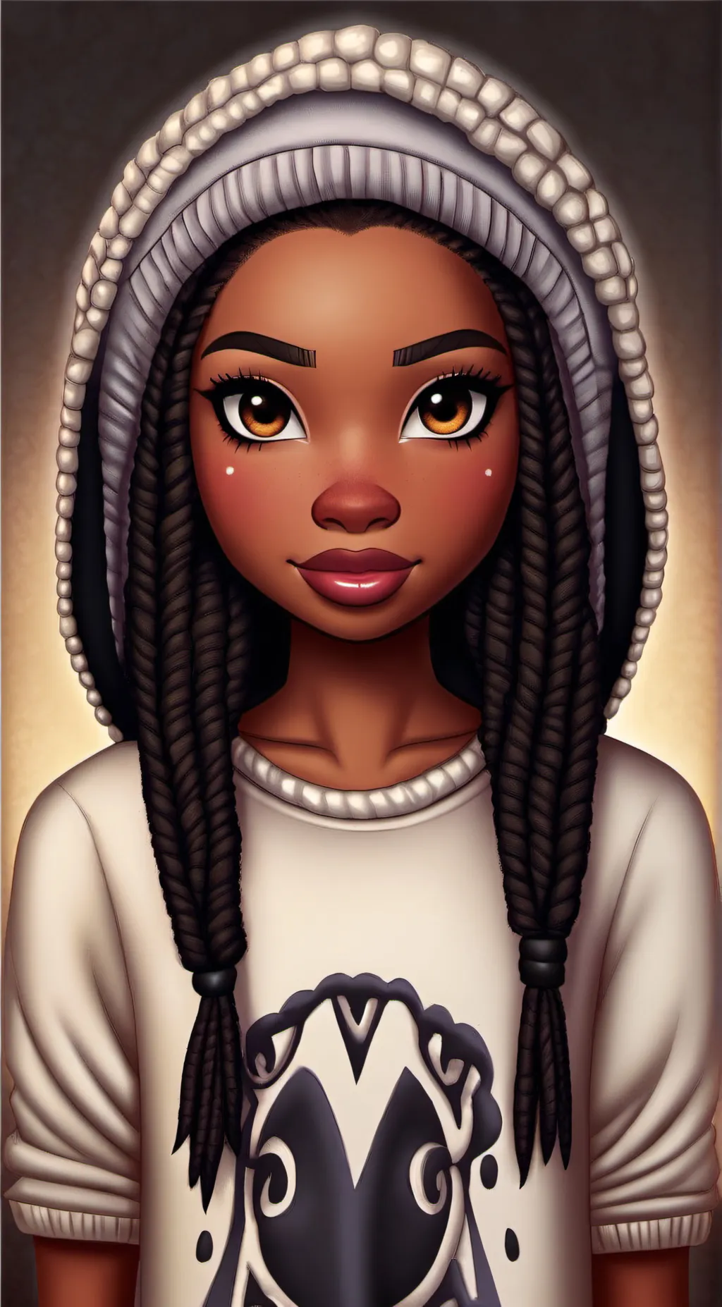 ai character: MIYA background