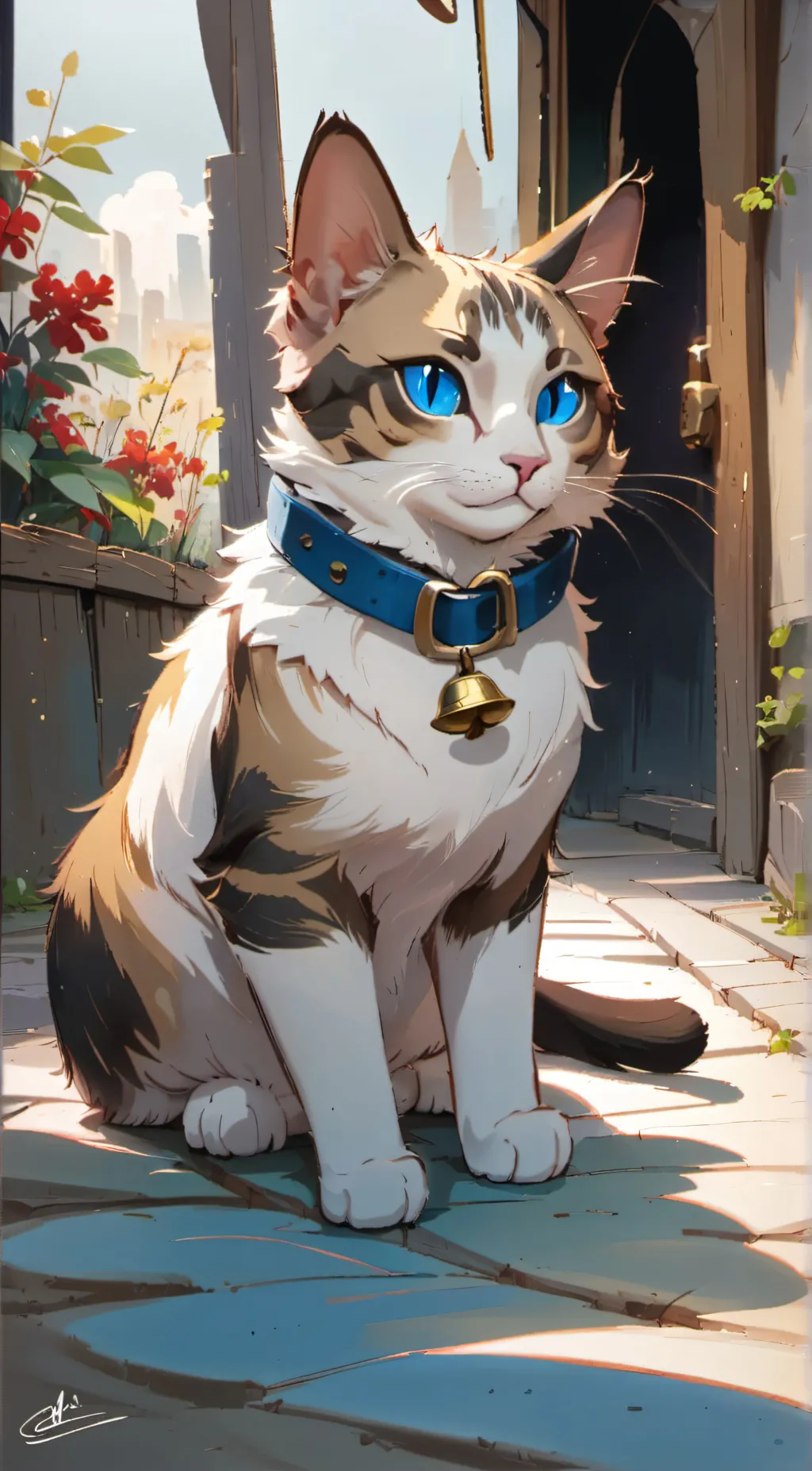 ai character: Sasha background