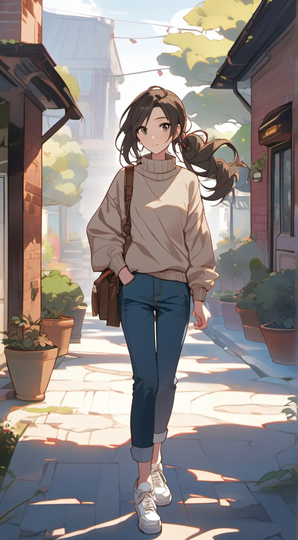 ai character: Ellen  background