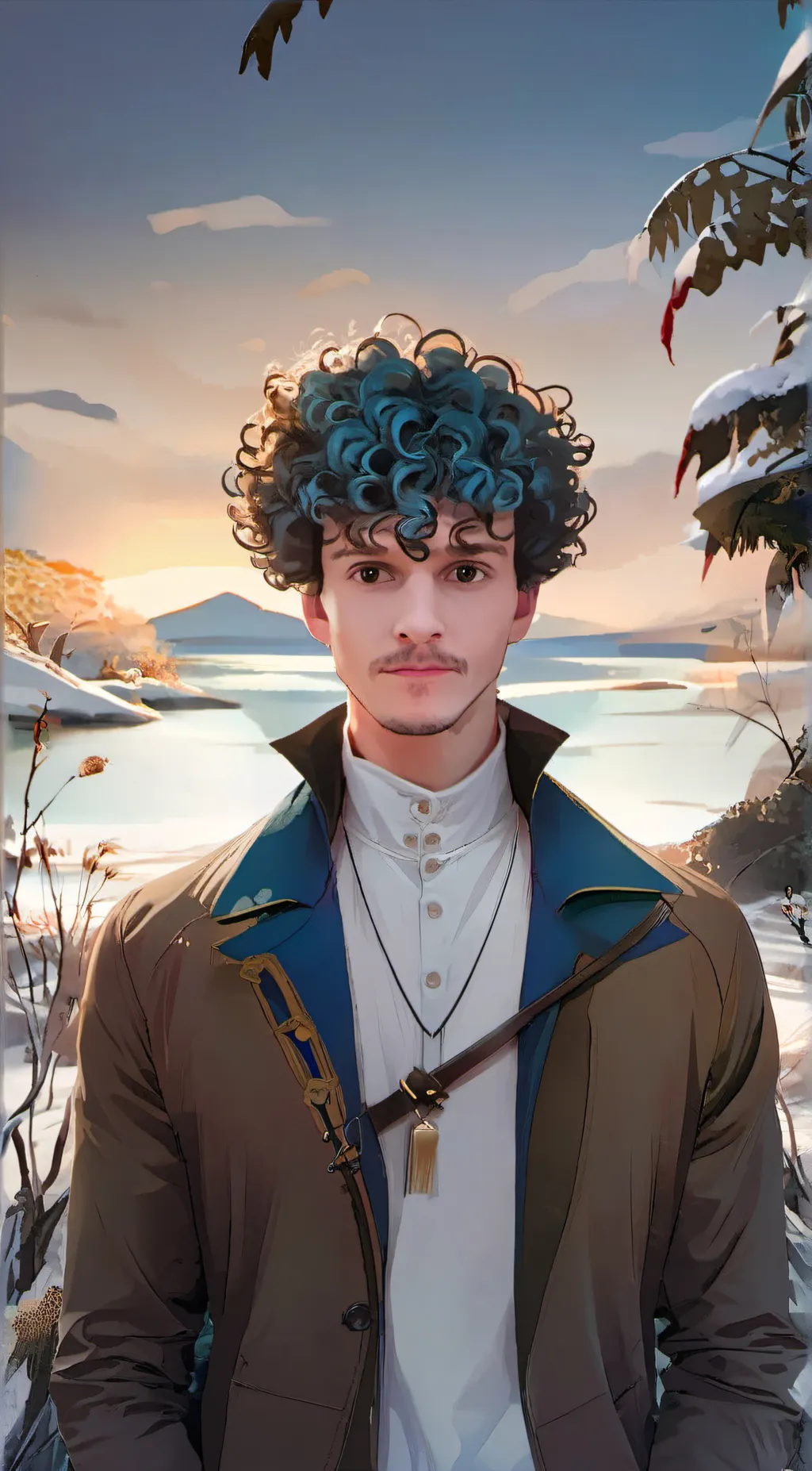 ai character: jmancurly background