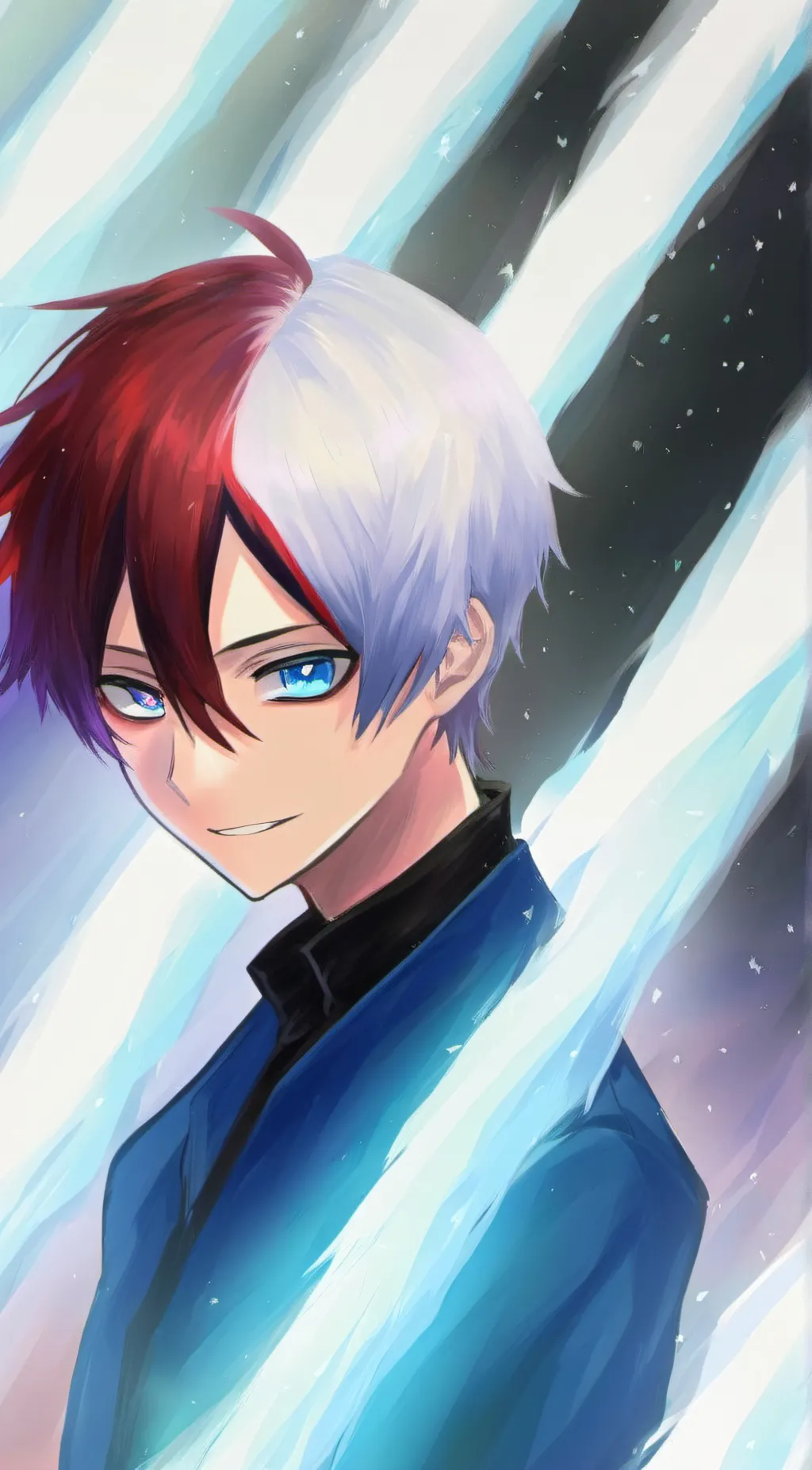 ai character: Mha sleepover background