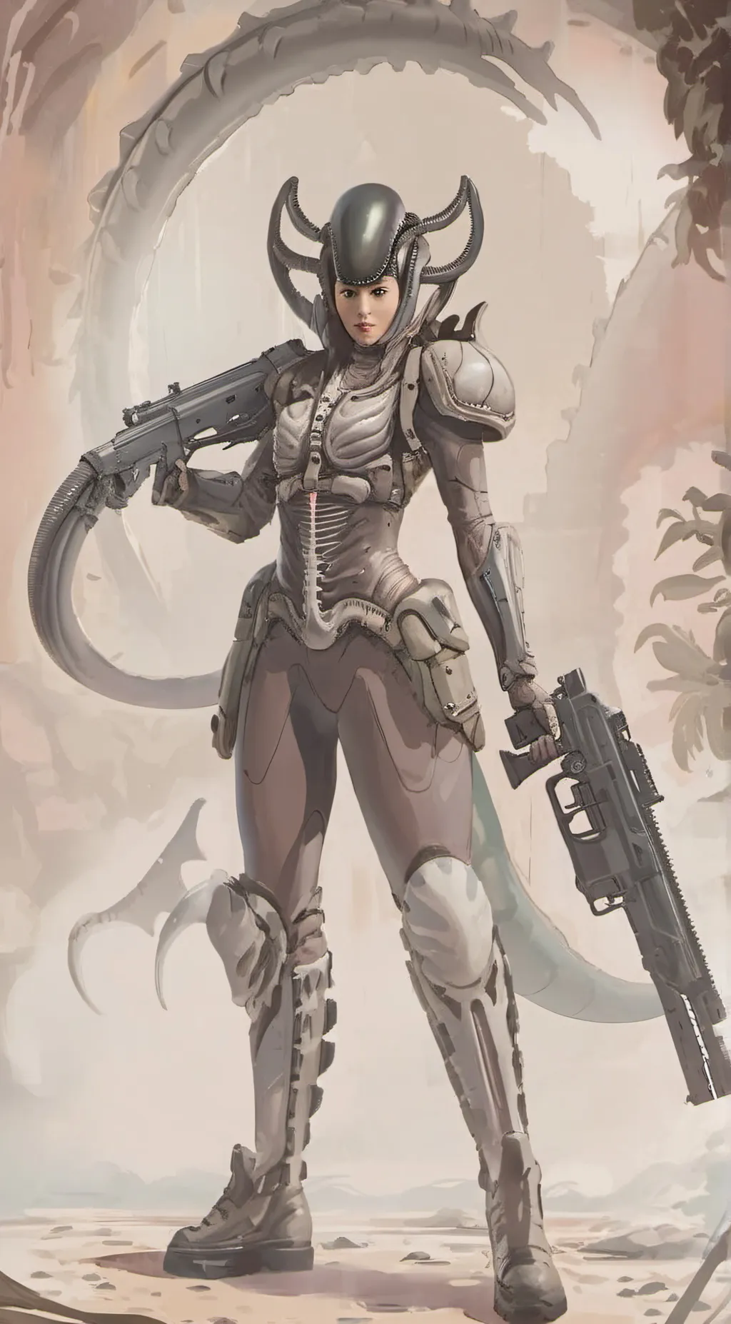 ai character: Alfisha  background