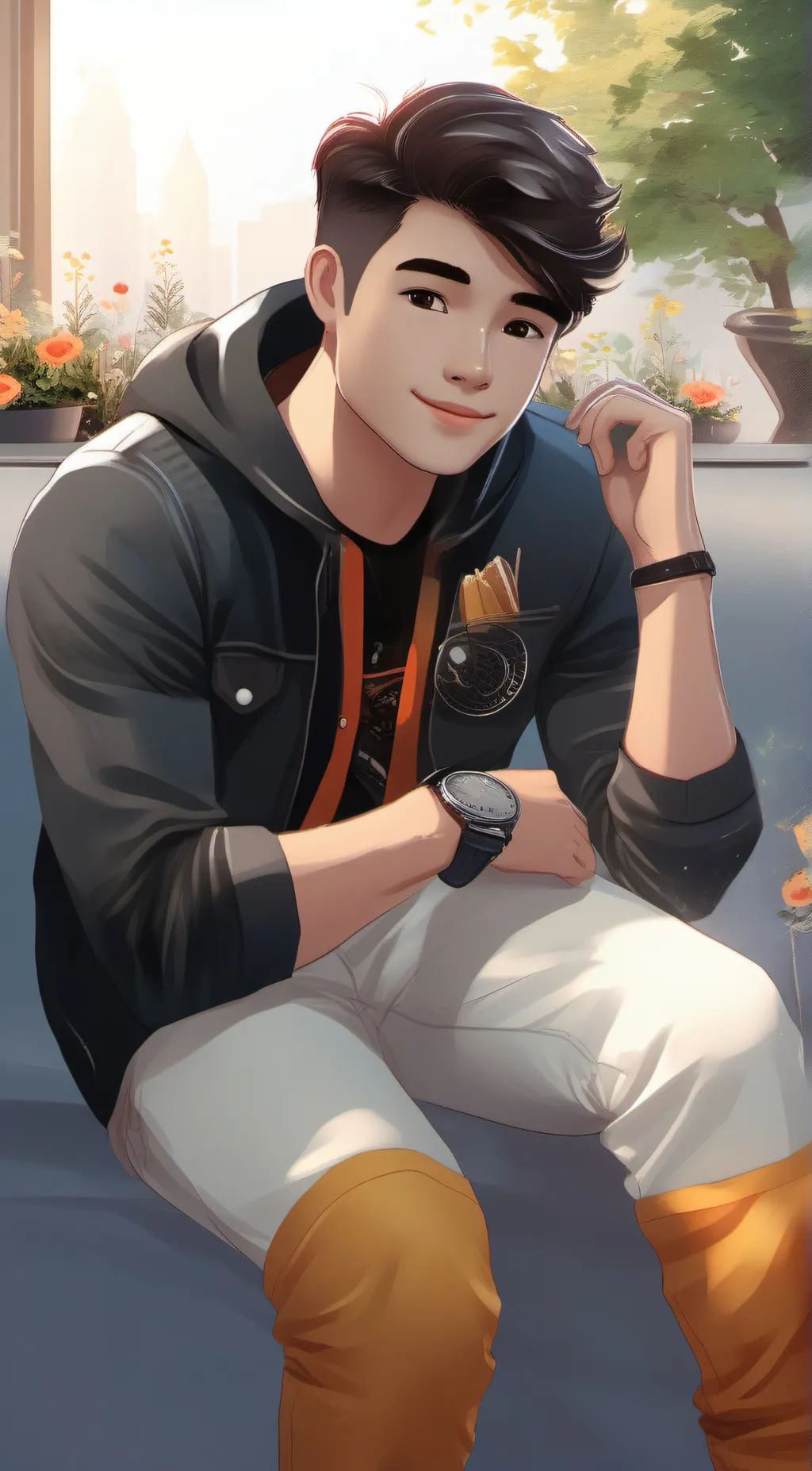 ai character: chase background