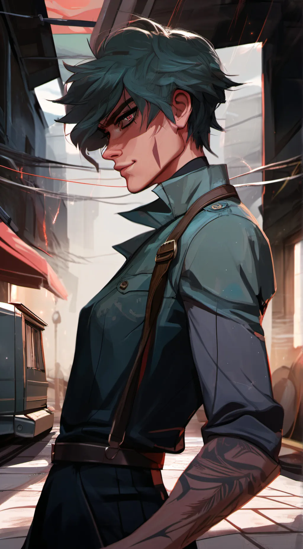 ai character: jake  background