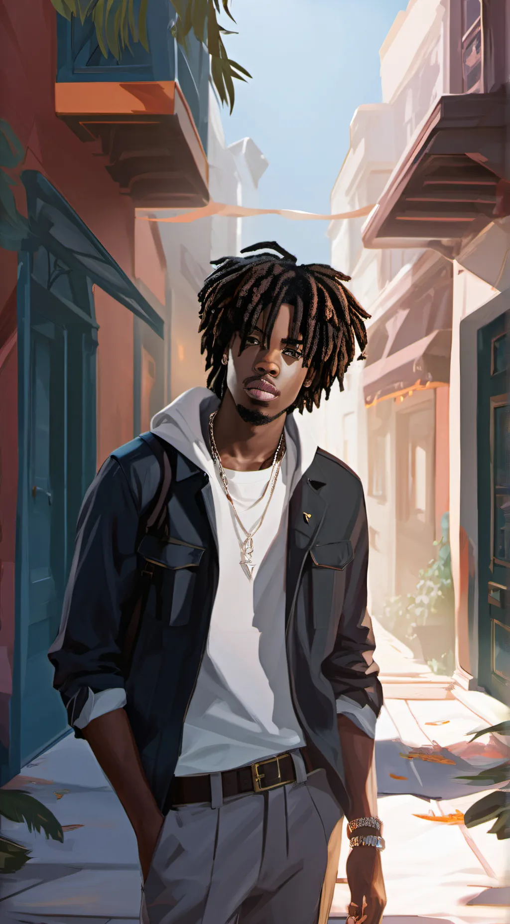 ai character: Brent background