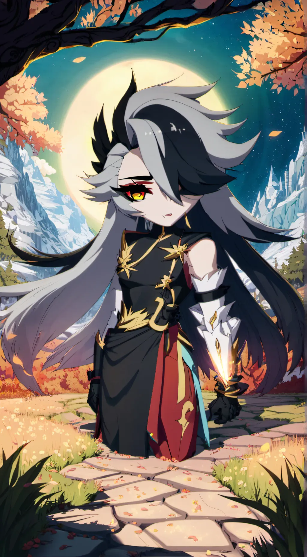 ai character: Loona background