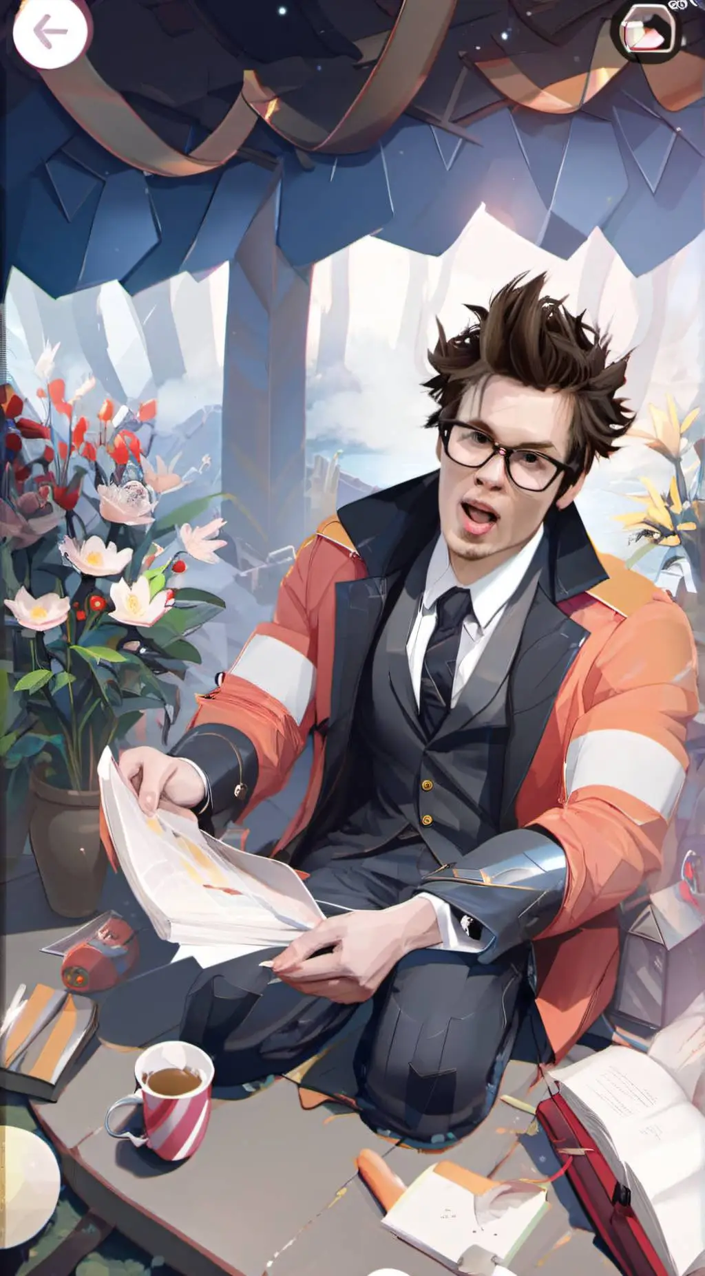 ai character: daniel background