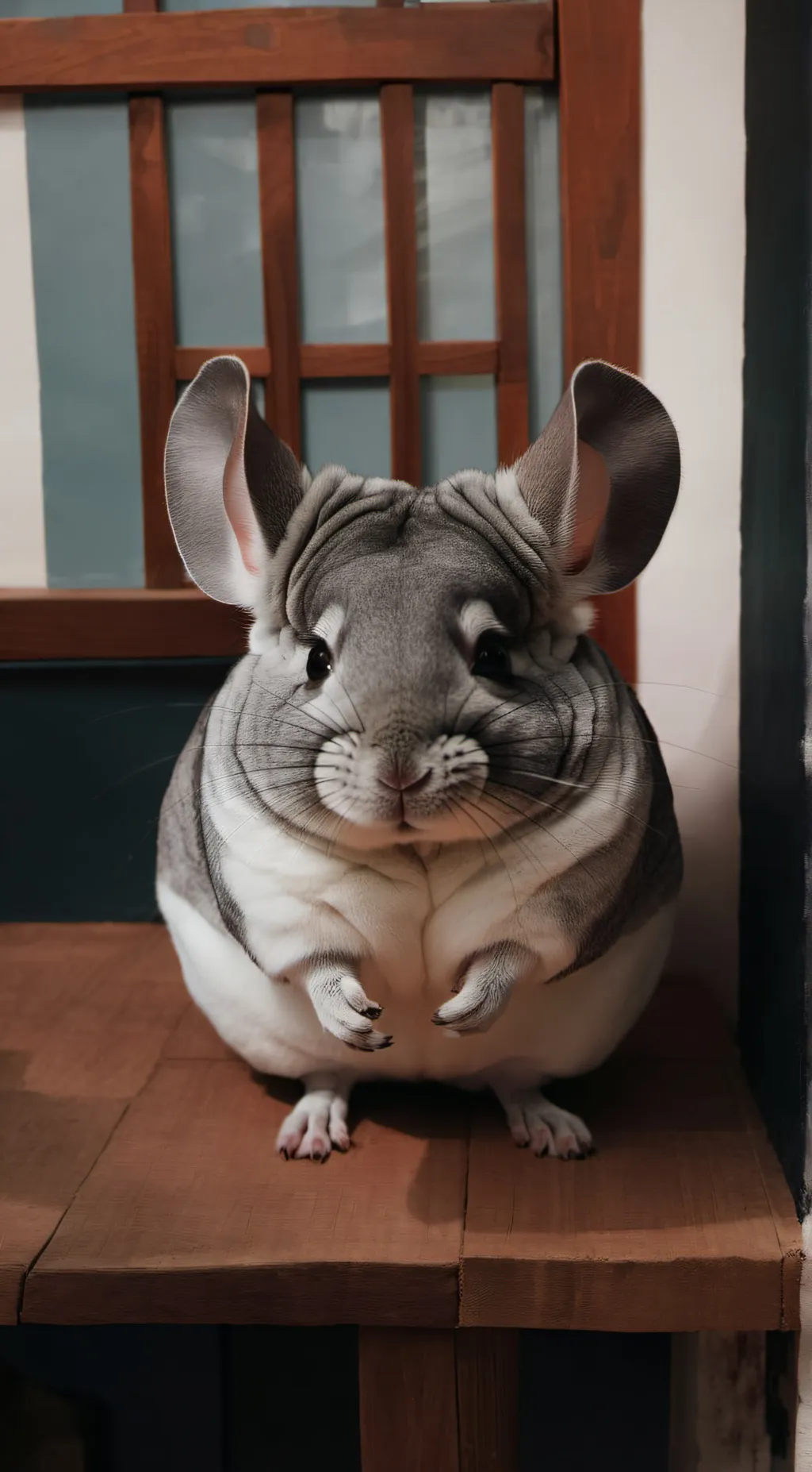 ai character: gray background