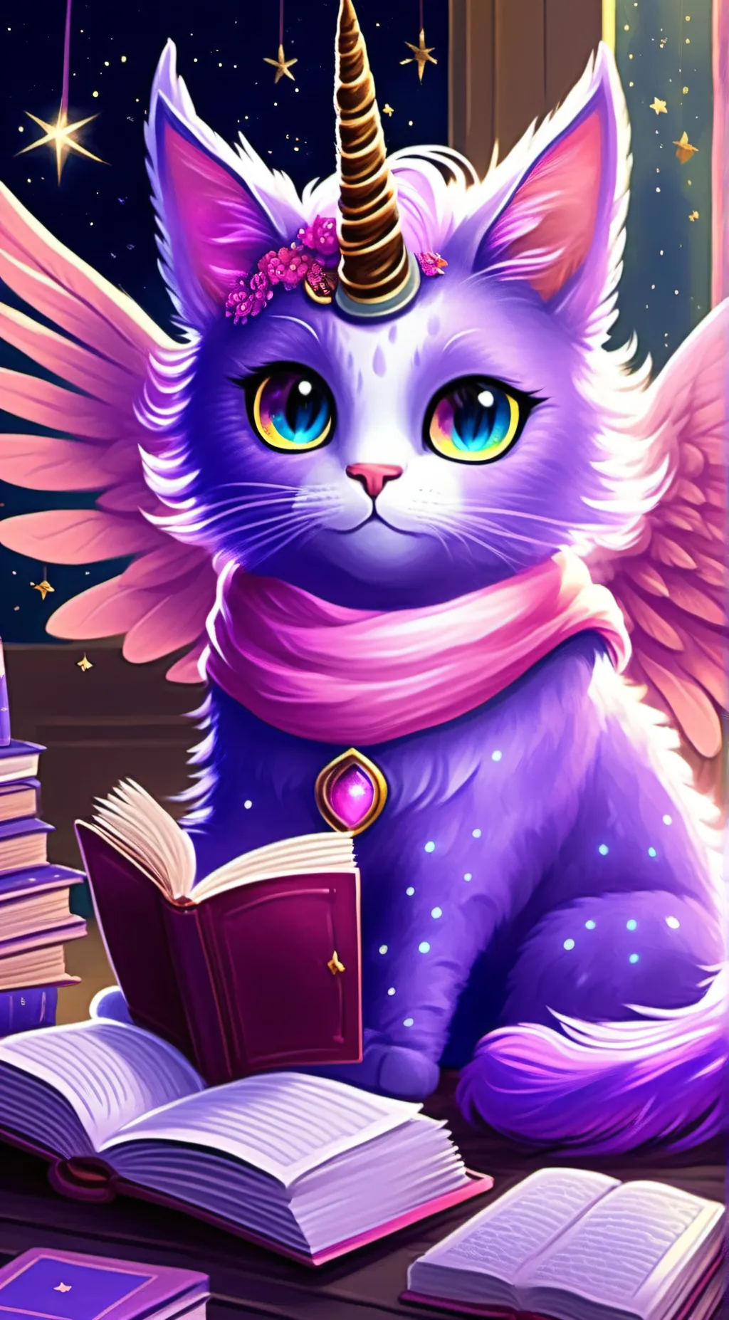 ai character: Peachy background