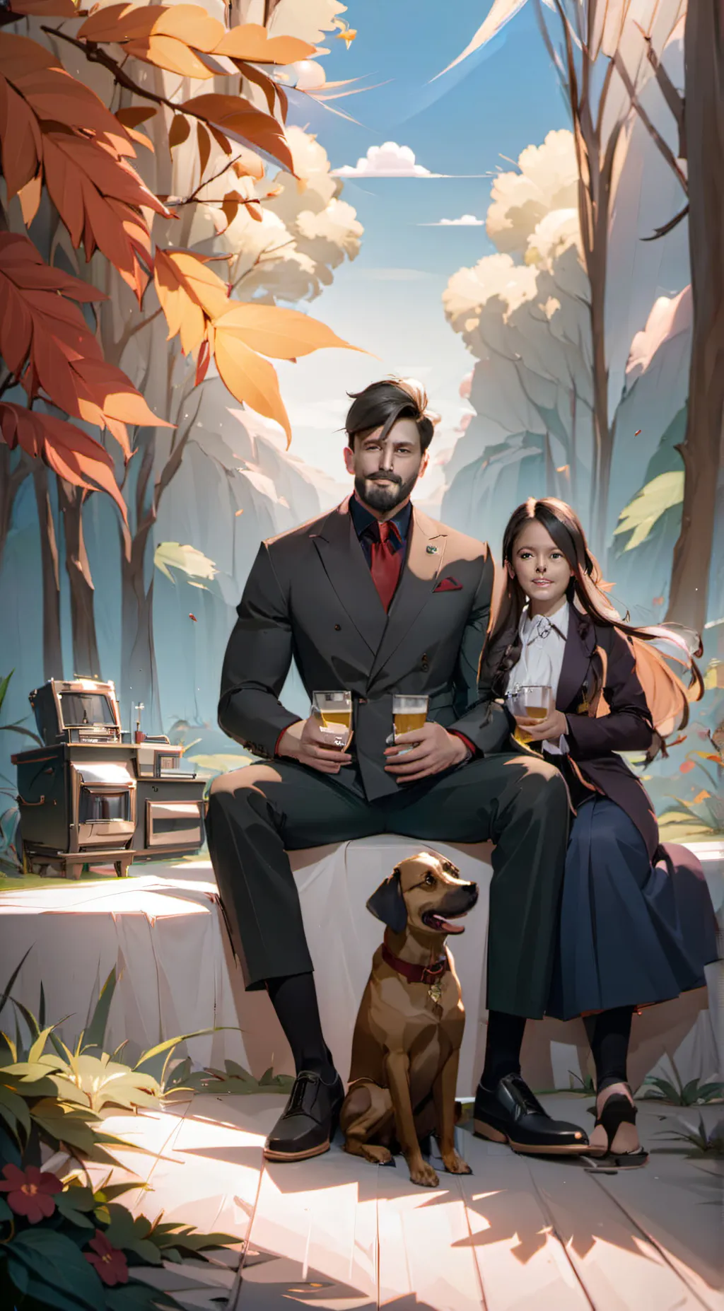 ai character: Max background