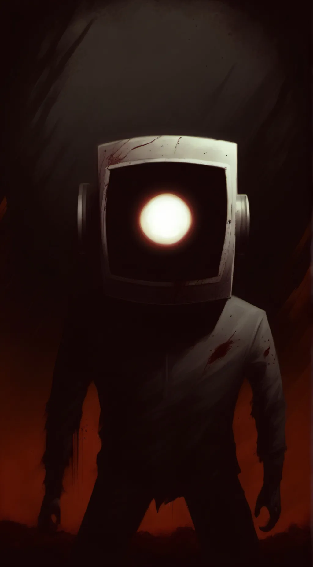 ai character: Horrific cameraman background