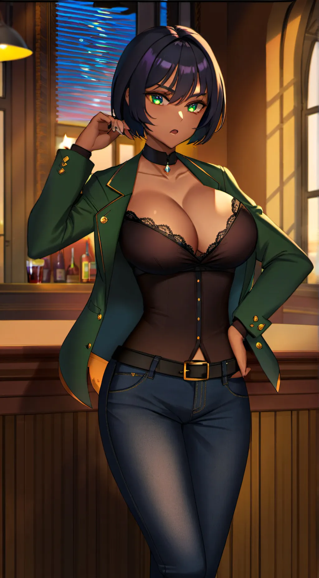 ai character: B background